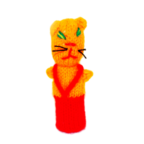 Orange Cat in Overalls