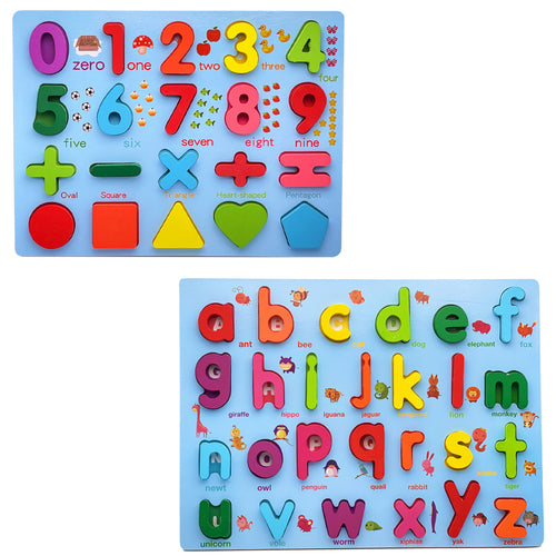 Wooden Alphabet Puzzle Board